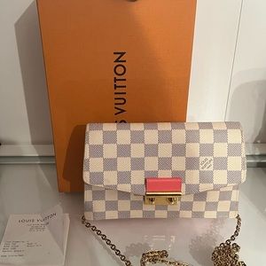 Louis Vuitton wallet on Chain (Rare)